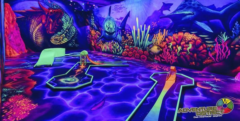 Schwarzlicht Minigolf Bispingen