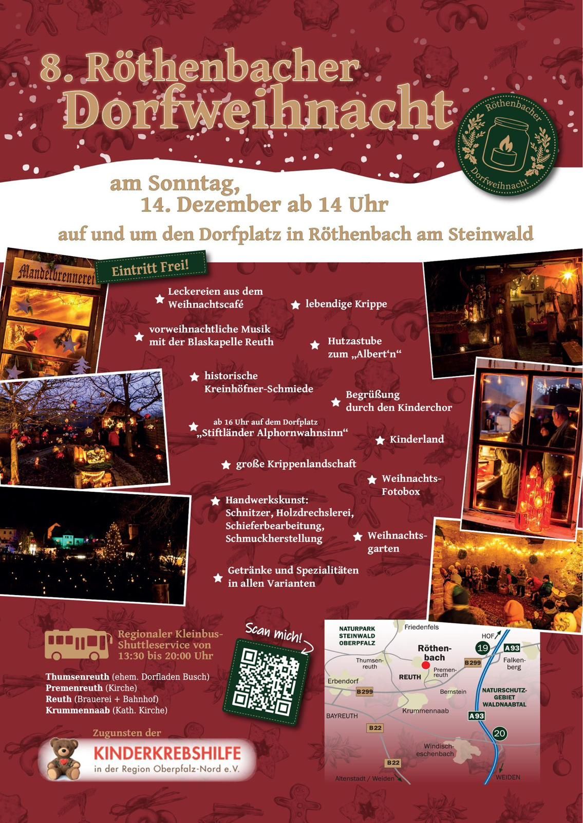 Dorfweihnacht Röthenbach am Steinwald 2025