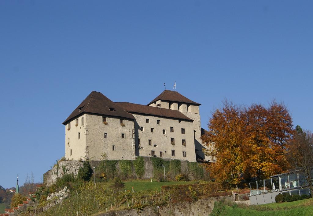 Aussichtspunkt Schattenburg in Feldkirch