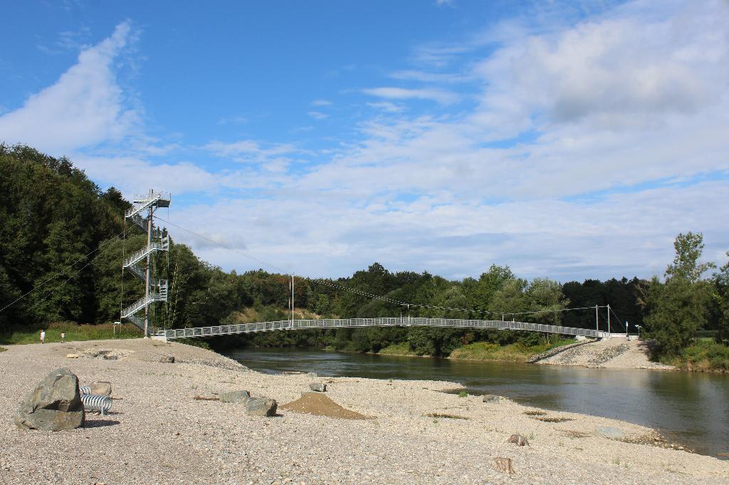 Aussichtsturm Illersteg Legau (Hängebrücke) in Legau