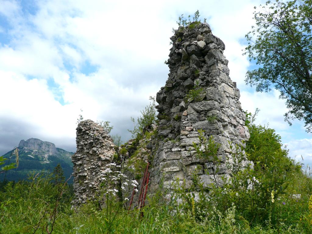 Ausssichtswarte Ruine Pflindsberg in Altaussee