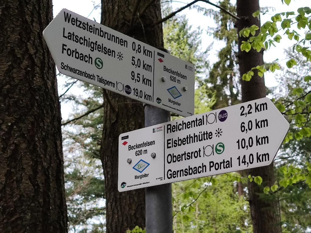 Beckenfels in Gernsbach