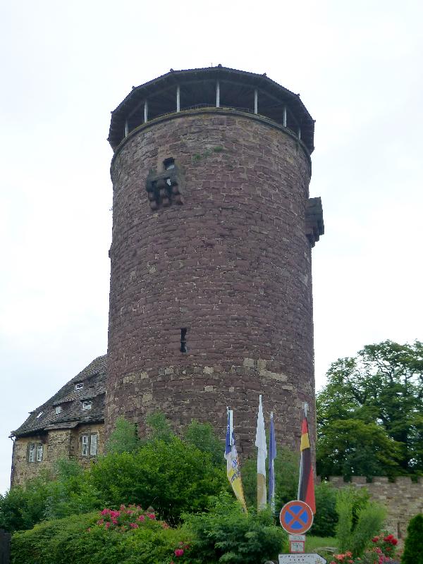 Bergfried Burg Trendelburg in Trendelburg