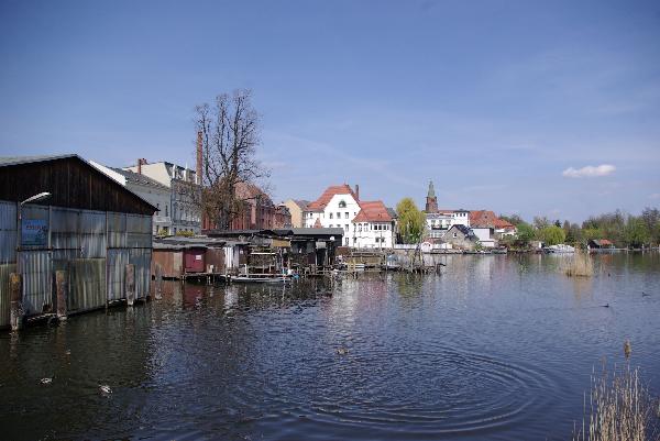 Bootsverleih am Pfaffe-Kai in Brandenburg an der Havel