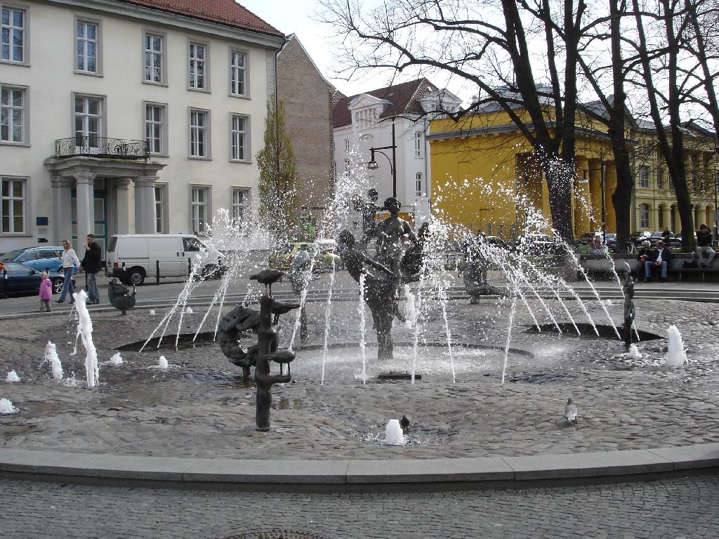 Brunnen der Lebensfreude in Rostock