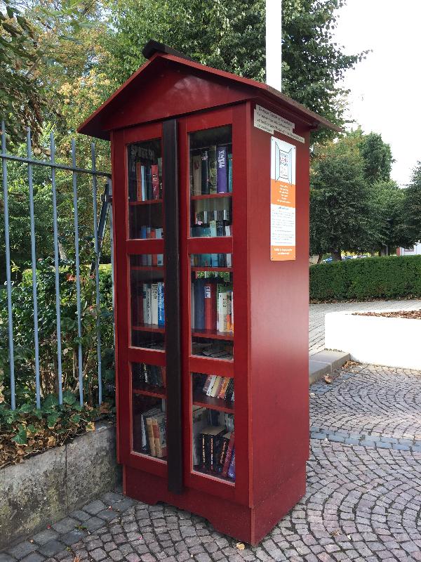 Offener Bücherschrank in Dieburg