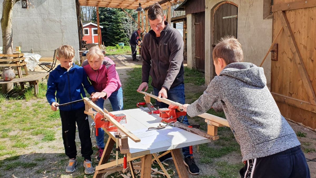 Ferienworkshop Rattanbogenbau