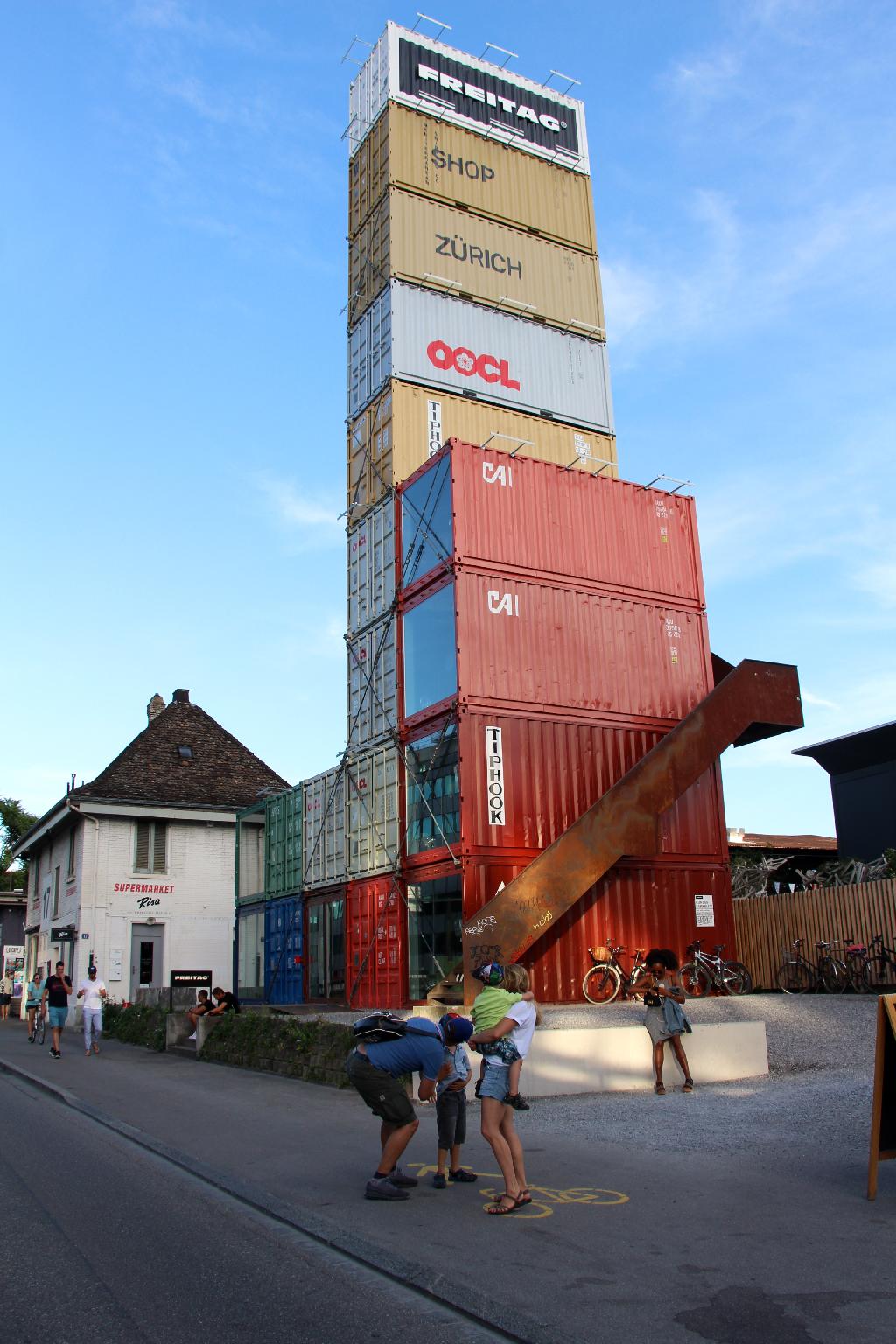 Freitag Tower in Zürich