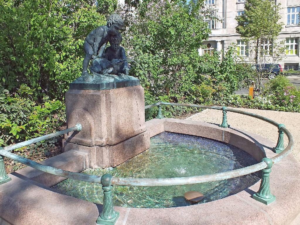 Froschbrunnen Leipzig in Leipzig