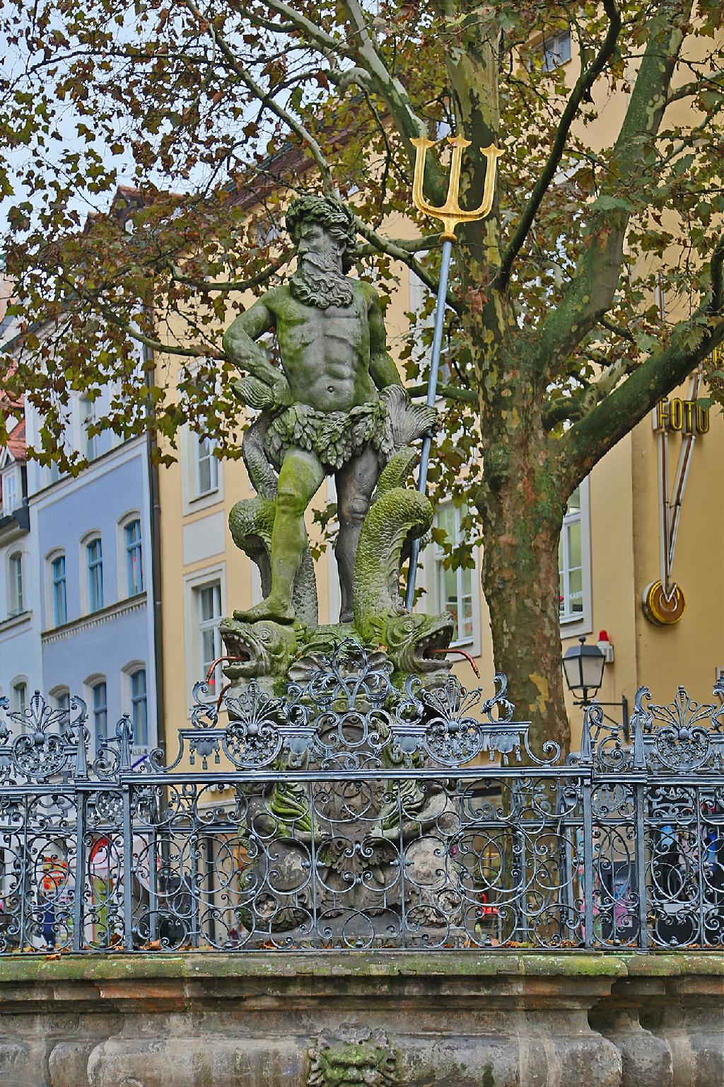 Gabelmann-Brunnen (Neptunbrunnen) in Bamberg