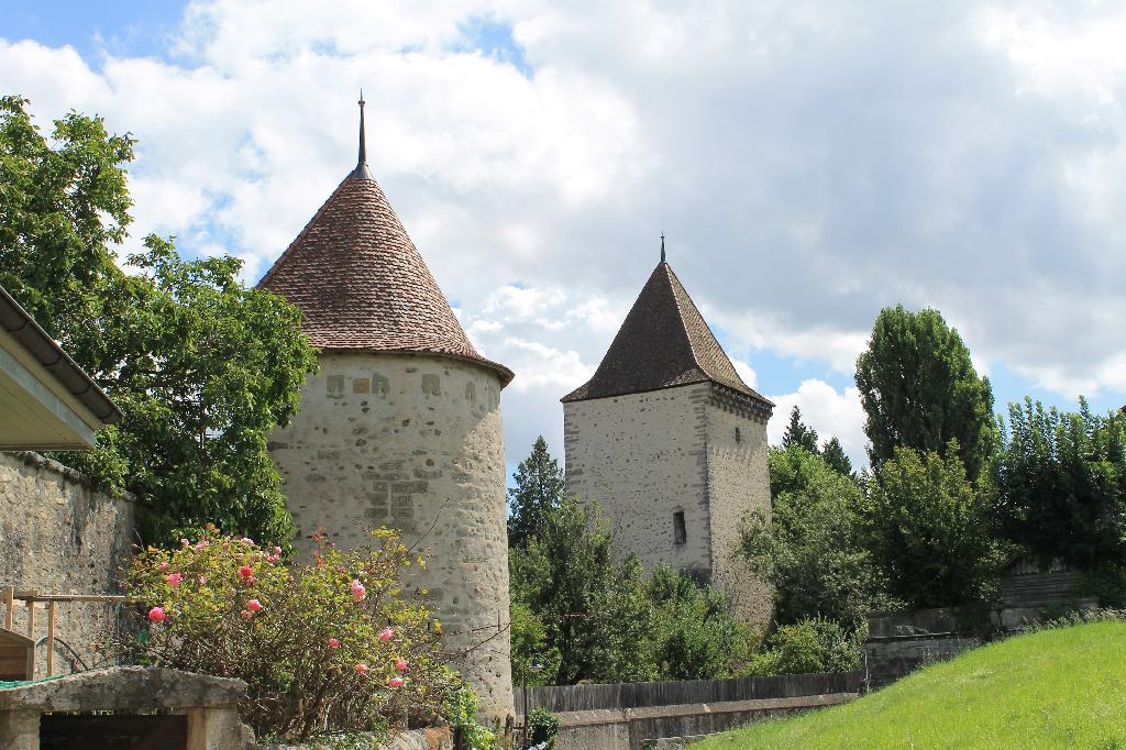 Jardin du sacré coeur in Estavayer-le-Lac
