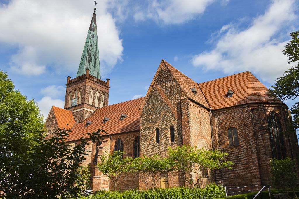 Kirchturm Marienkirche in Bergen auf Rügen