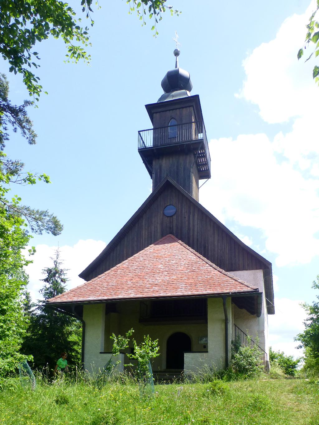 Kirchturm Oswaldibergkirche in Villach