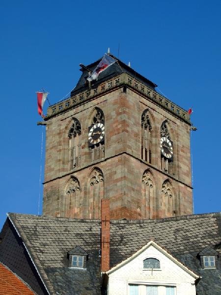 Kirchturm Stadtkirche Bad Hersfeld in Bad Hersfeld