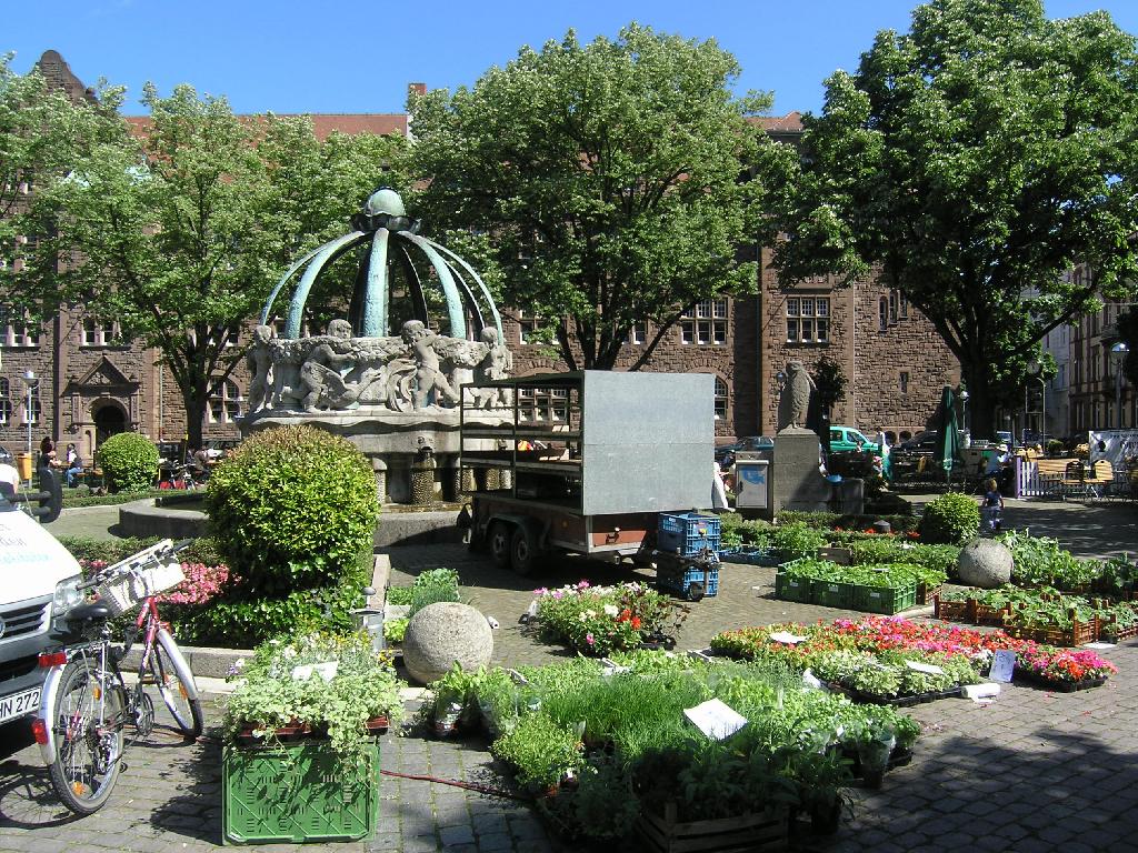 Krautkopfbrunnen in Karlsruhe