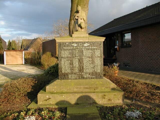 Kriegerdenkmal Brienen in Kleve