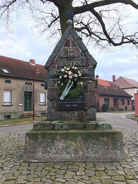 Kriegerdenkmal Kabelitz in Wust-Fischbeck