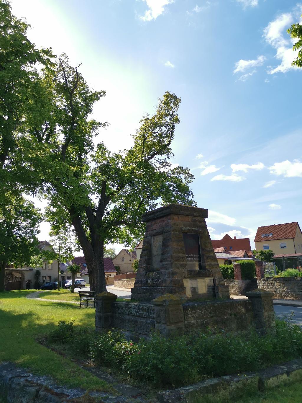 Kriegerdenkmal Kleinwangen in Nebra (Unstrut)