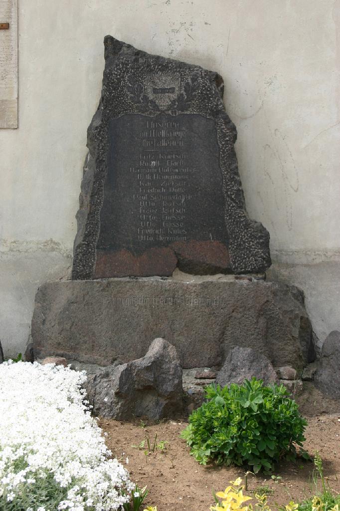 Kriegerdenkmal Wieskau in Südliches Anhalt