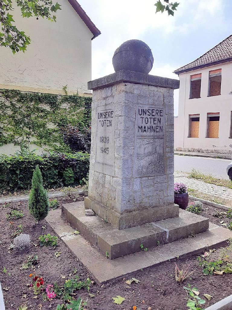 Kriegerdenkmal Zscherben in Teutschenthal