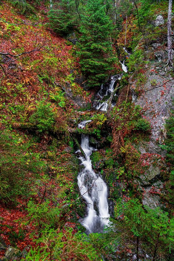 Krunkelbach Wasserfall in Bernau im Schwarzwald