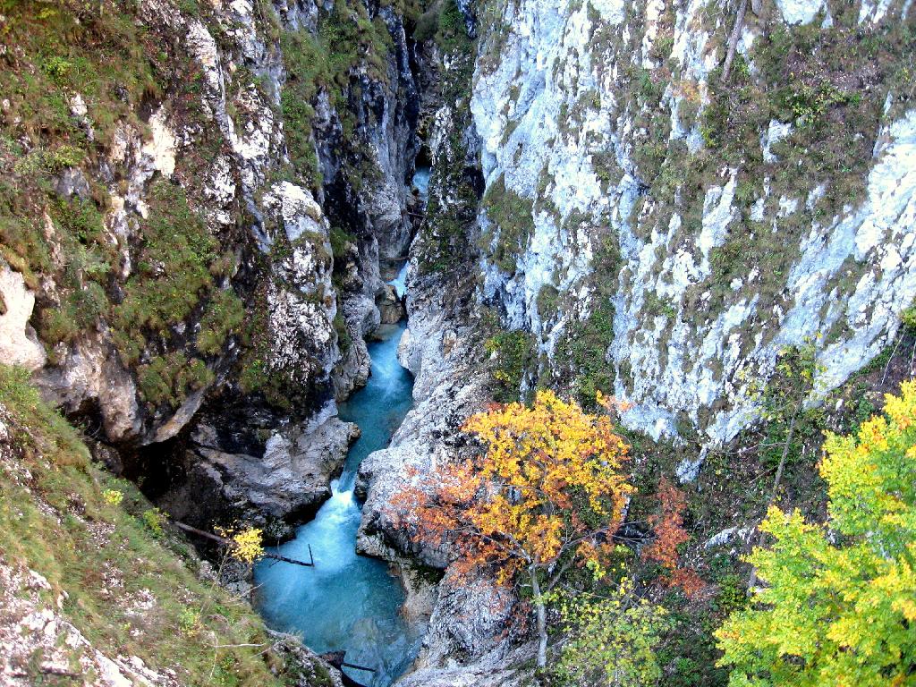 Leutaschklamm Wasserfall in Leutasch