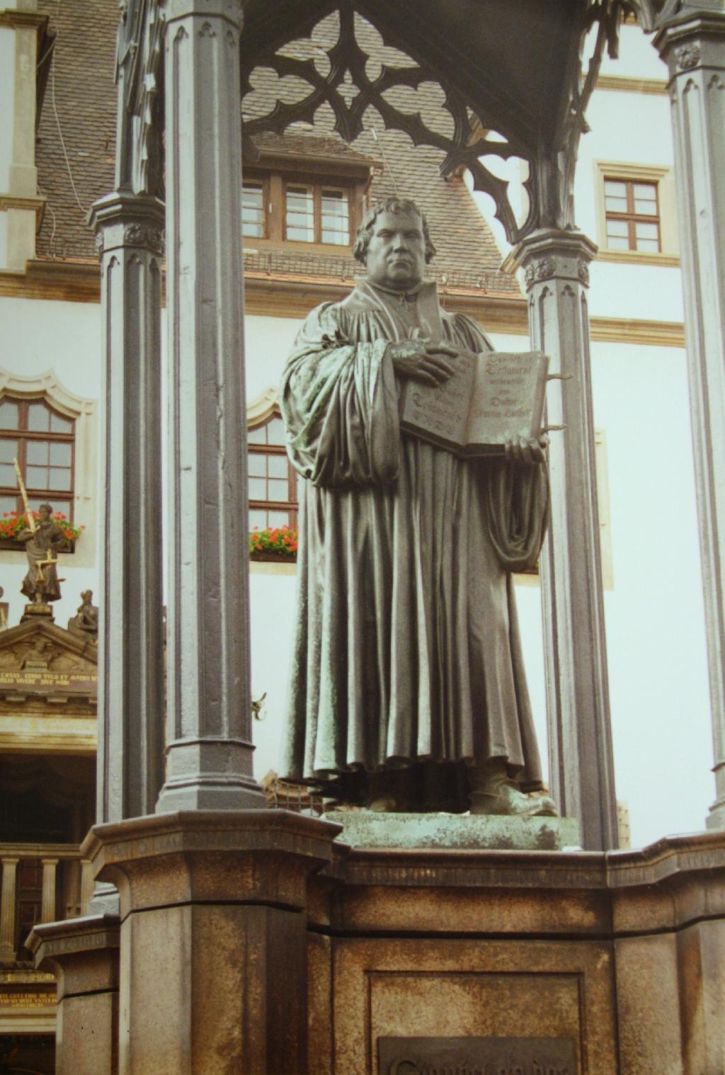 Lutherdenkmal Wittenberg in Lutherstadt Wittenberg