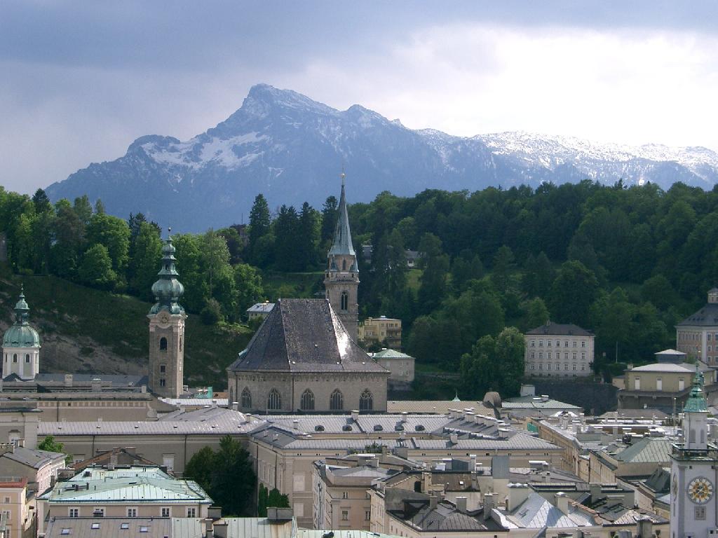 Mönchsbergblick in Salzburg