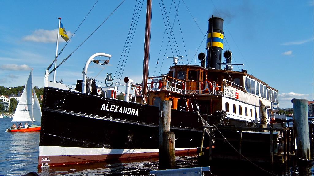 Salondampfer Alexandra in Flensburg