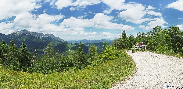 Salzburgblick in Berchtesgaden