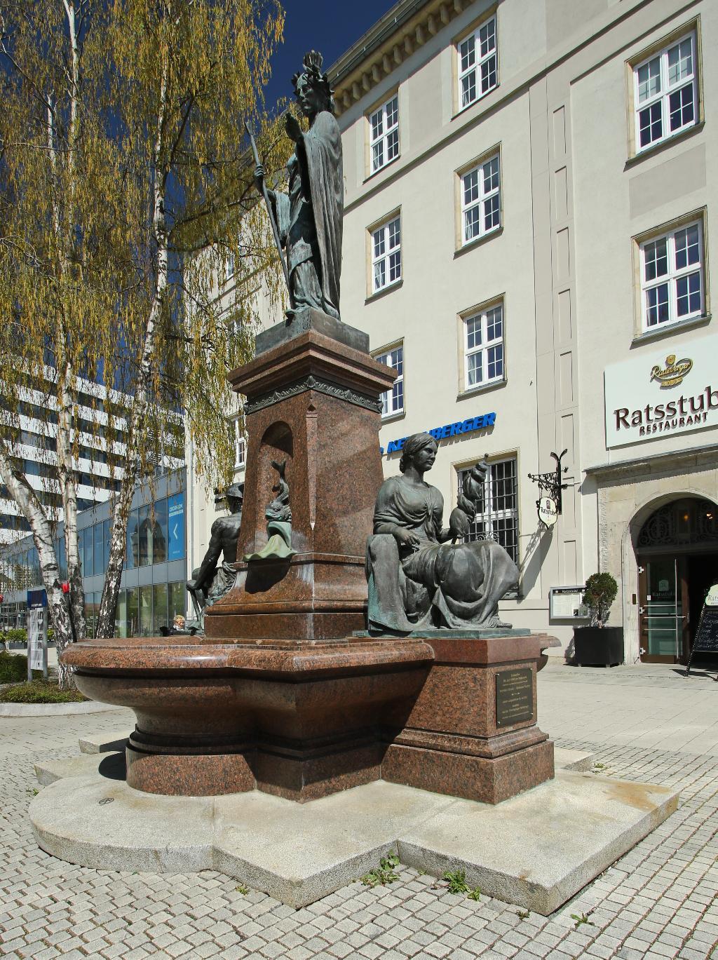 Saxoniabrunnen in Chemnitz
