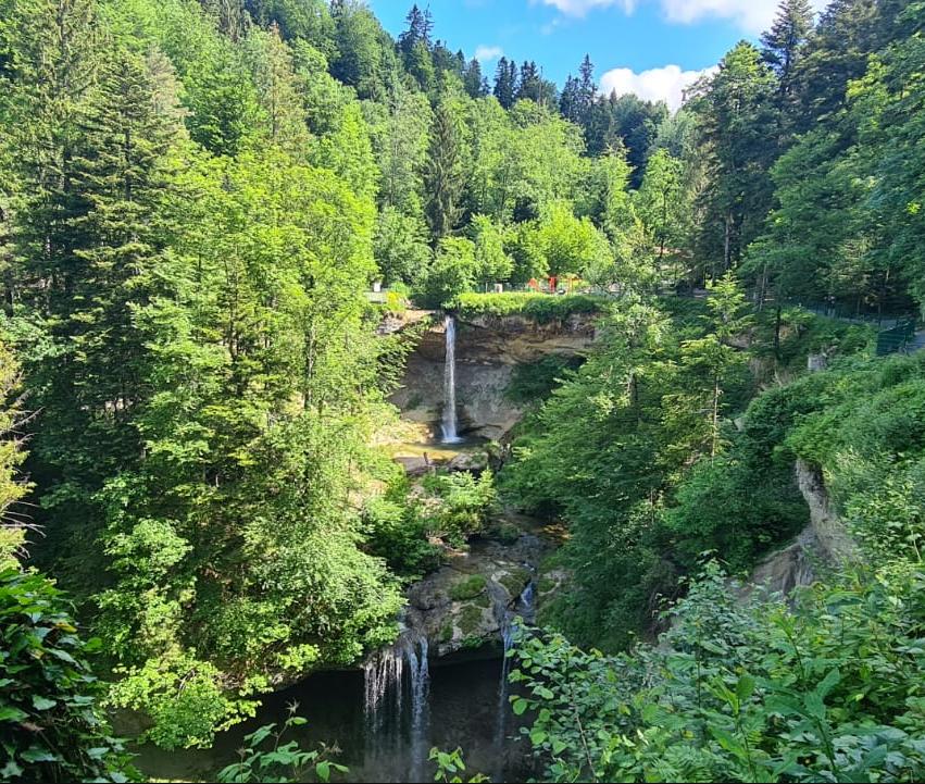 Scheidegger Wasserfälle in Scheidegg