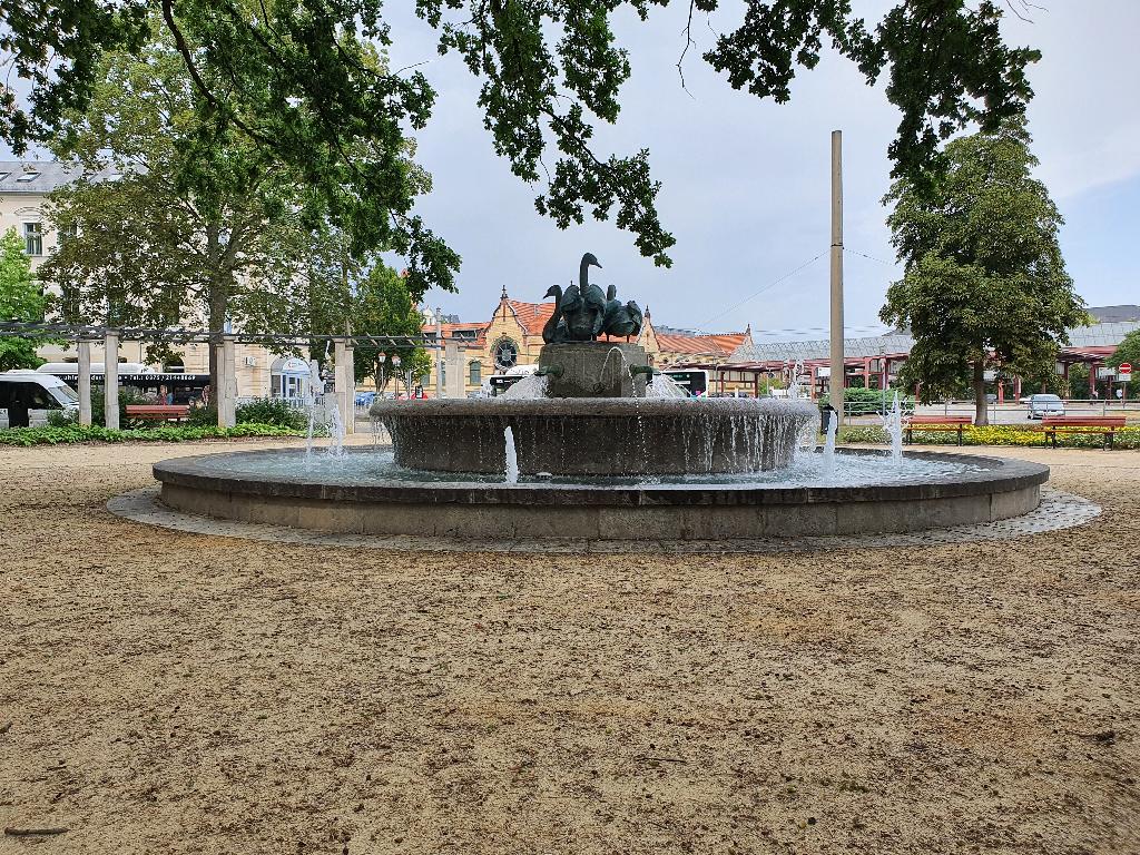 Schwanenbrunnen Zwickau