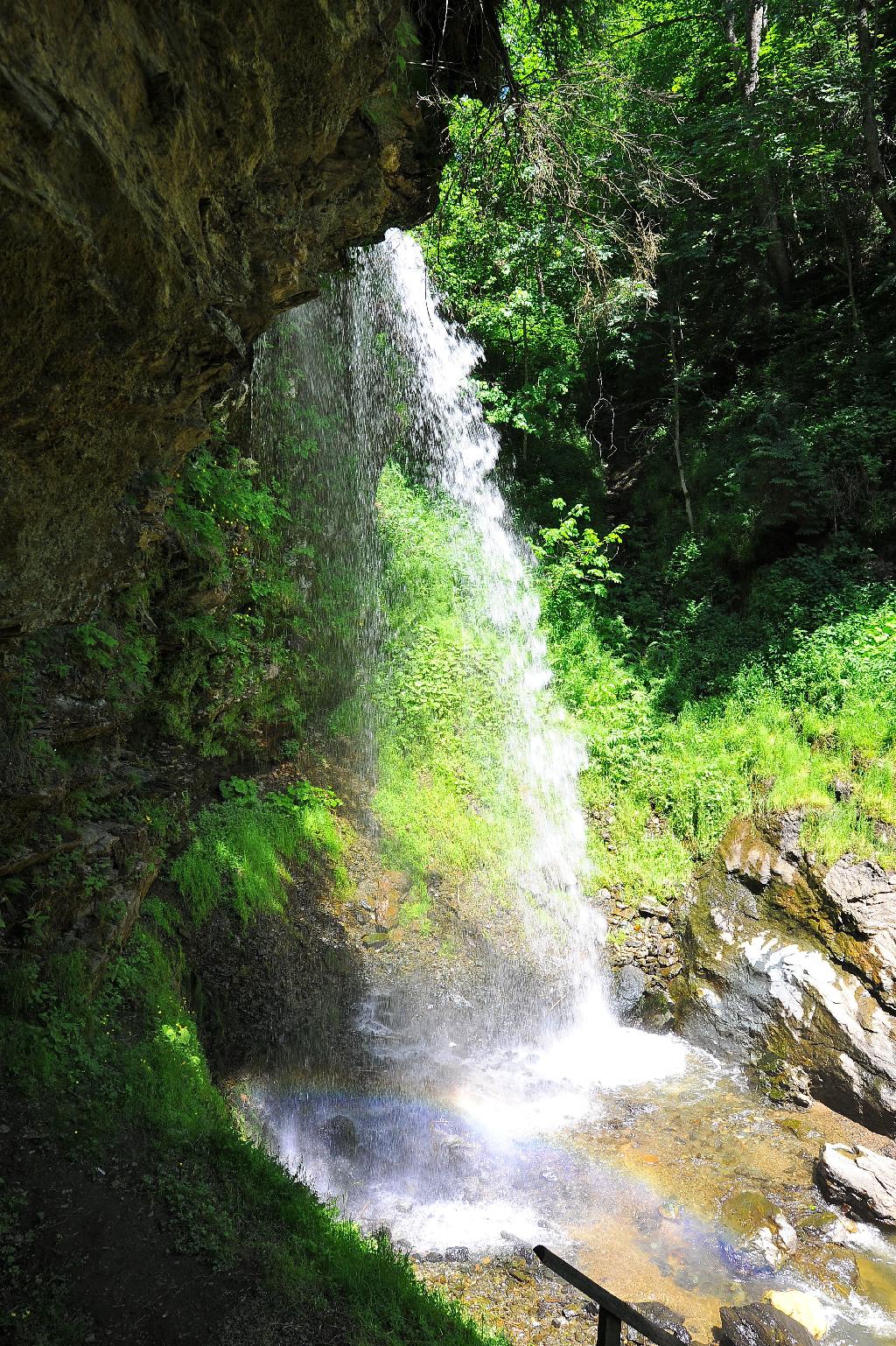 Blick auf den Soerger Wasserfall