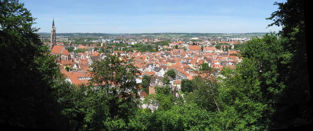 Stadtblick in Landshut