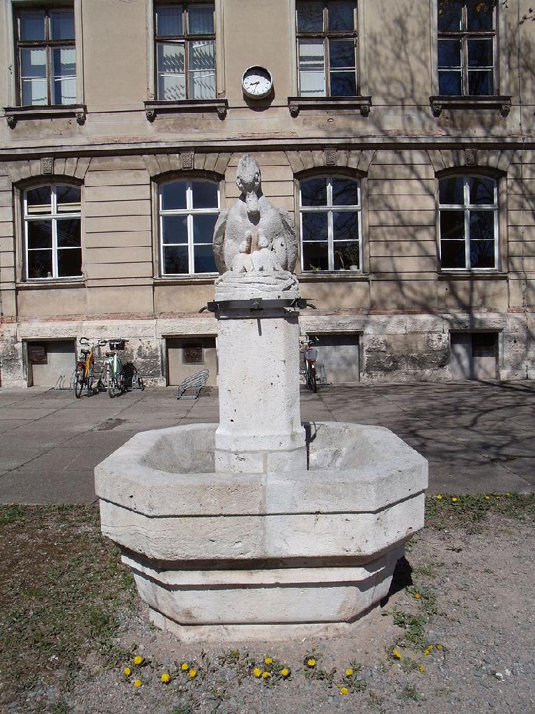 Stockentenbrunnen in Weimar