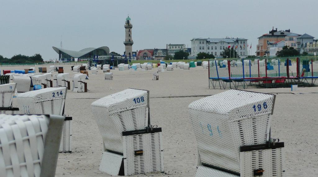 Strand Warnemünde in Rostock
