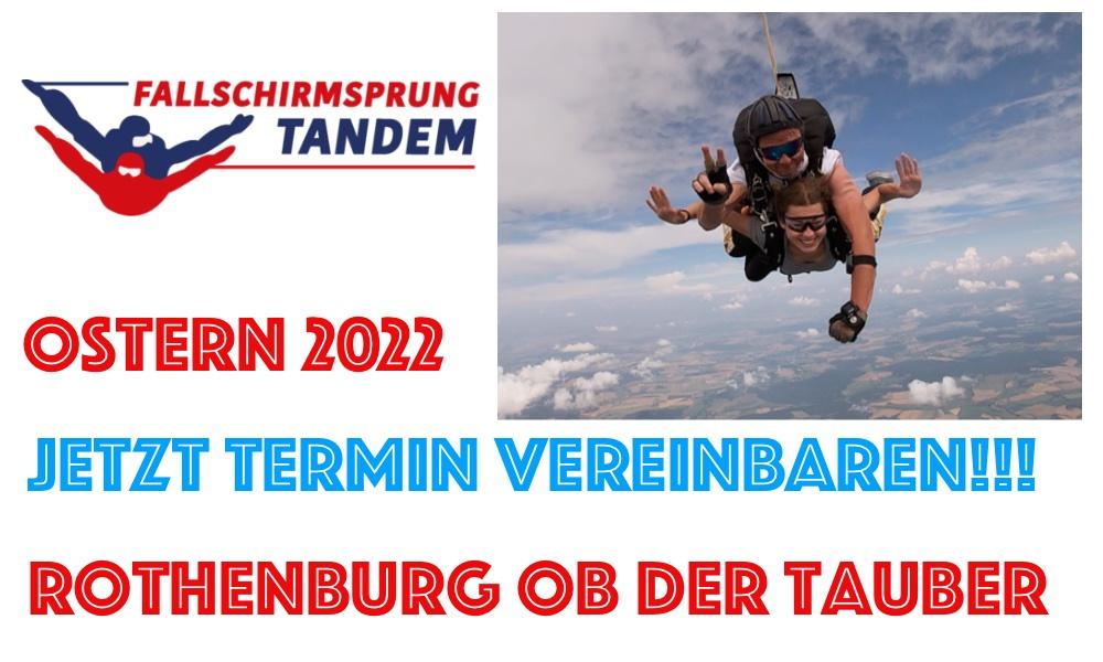 Tandemsprung Rothenburg ob der Tauber in Neusitz