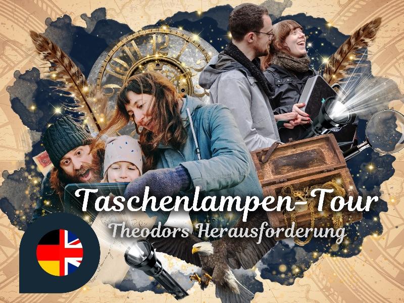 Taschenlampen Tour Theodors Herausforderung in Berlin