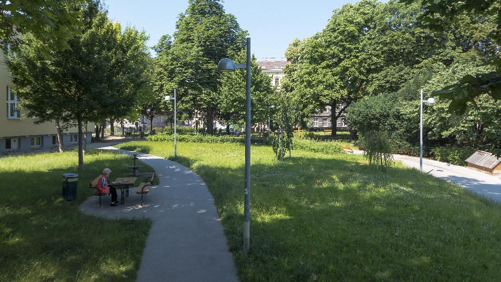 Theresienbadpark in Wien