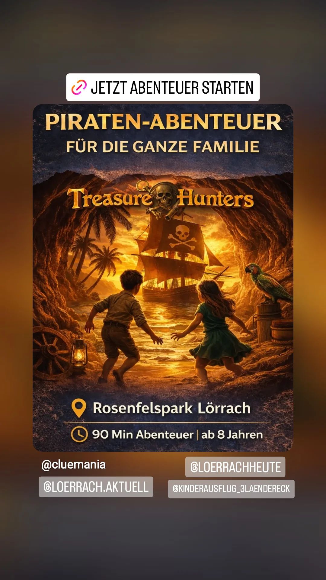 Treasure Hunt - Das Geheimnis von Captain Kidd in Lörrach