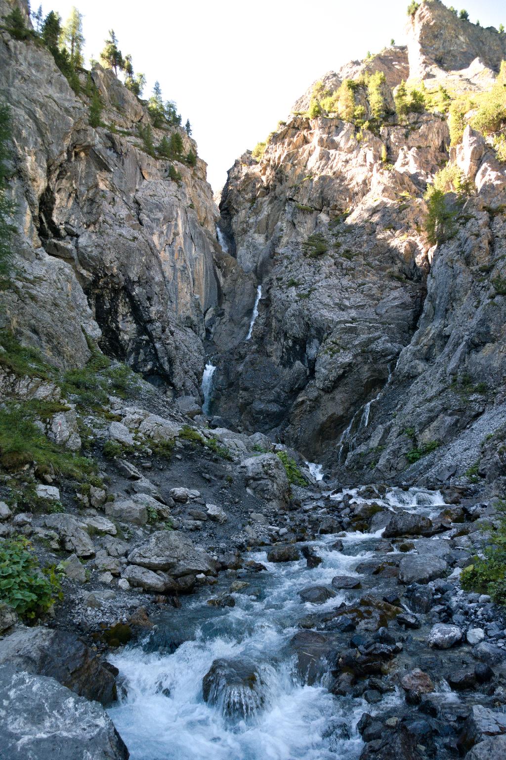 Wasserfall Sertig in Davos Clavadel