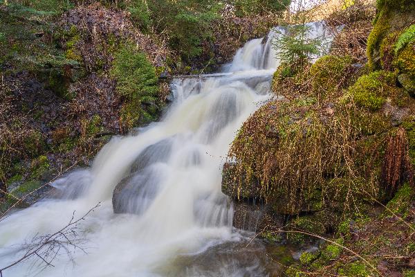 Wasserfall an der Schleifensäge