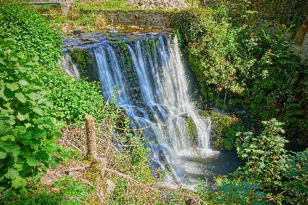 Wasserfall der Wiese in Geschwend