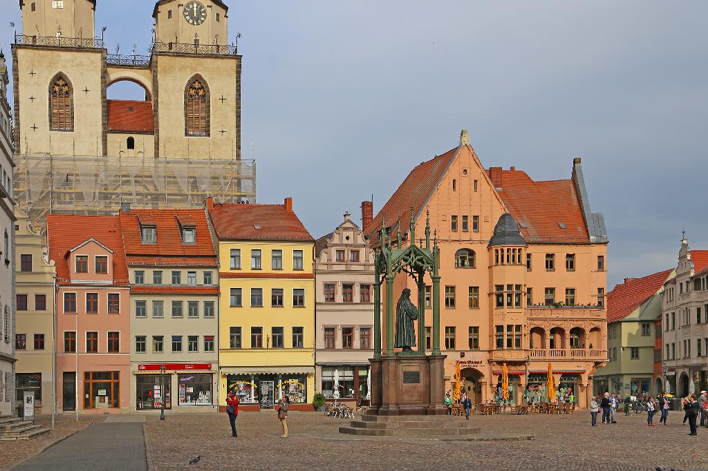 Wittenberger Marktplatz in Lutherstadt Wittenberg