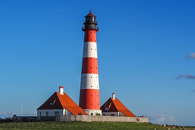 Leuchtturm Robbenplate in Wurster Nordseeküste