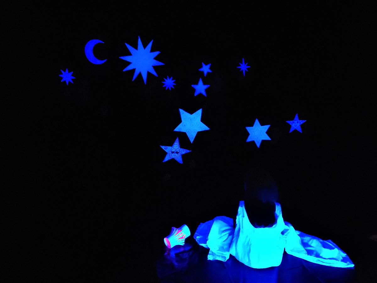 Kindergeburtstag mit Schwarzlichttheater in Bautzen