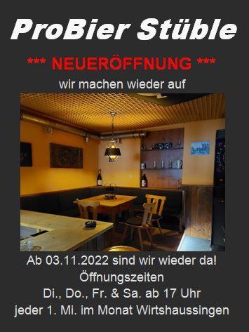ProBier Stüble