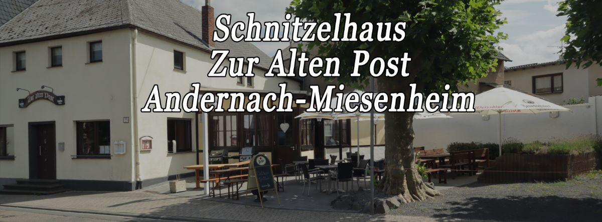 Schnitzelhaus Zur Alten Post in Andernach