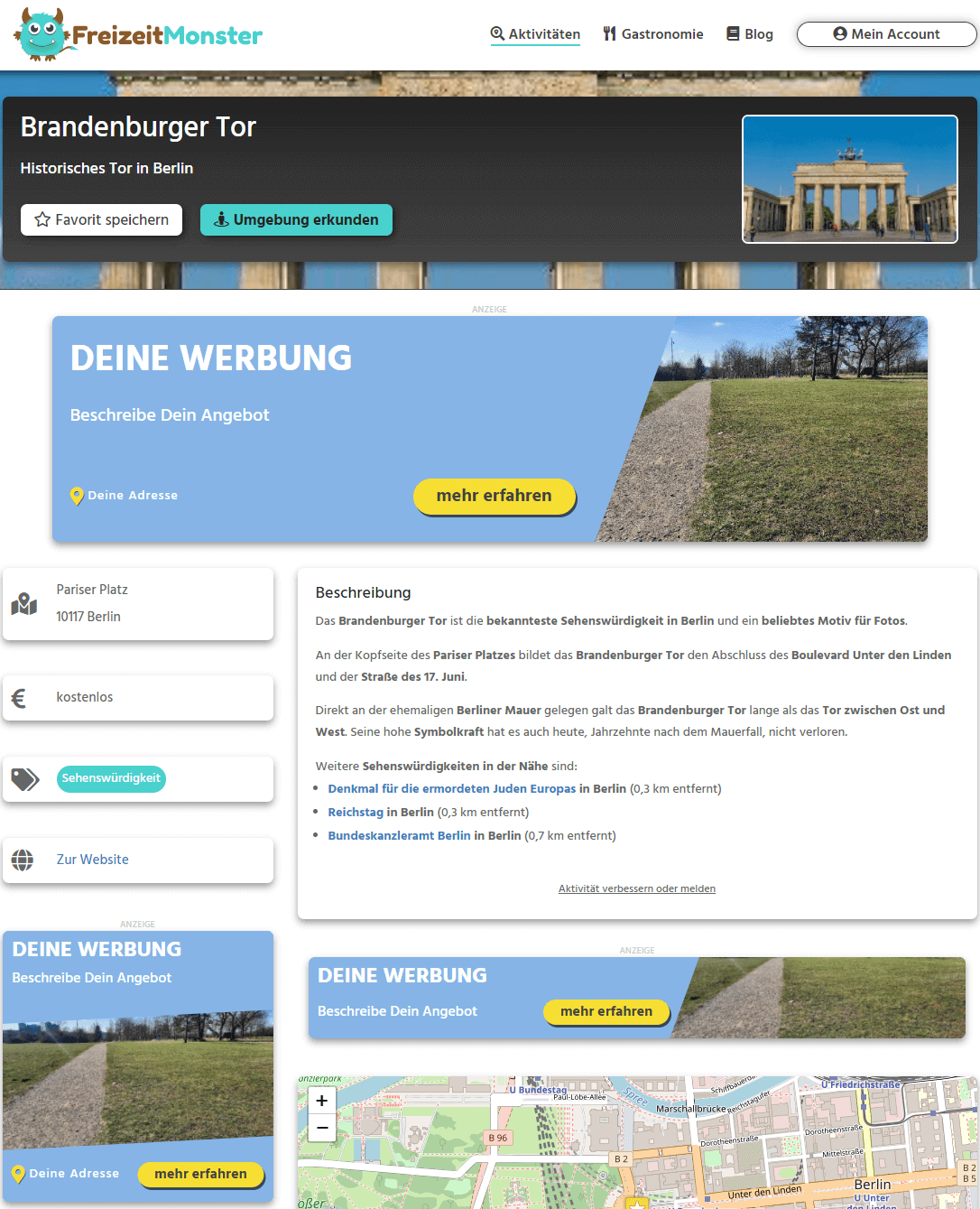 So kann Deine Werbung aussehen